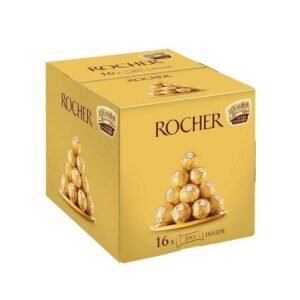 FERRERO ROCHER Gold Ball HazelnutChocolate 48 grains Snack de Halloween y Navidad Set de Regalo Oferta Especial 50% Descuento